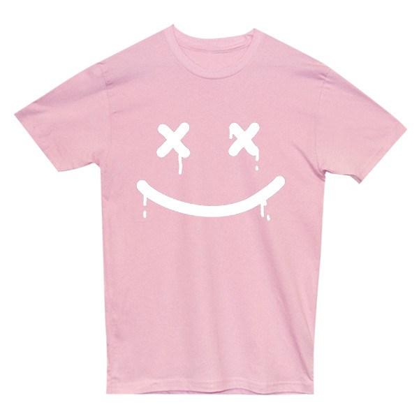 Happy Death Tee Tees AKP Male Pink Small