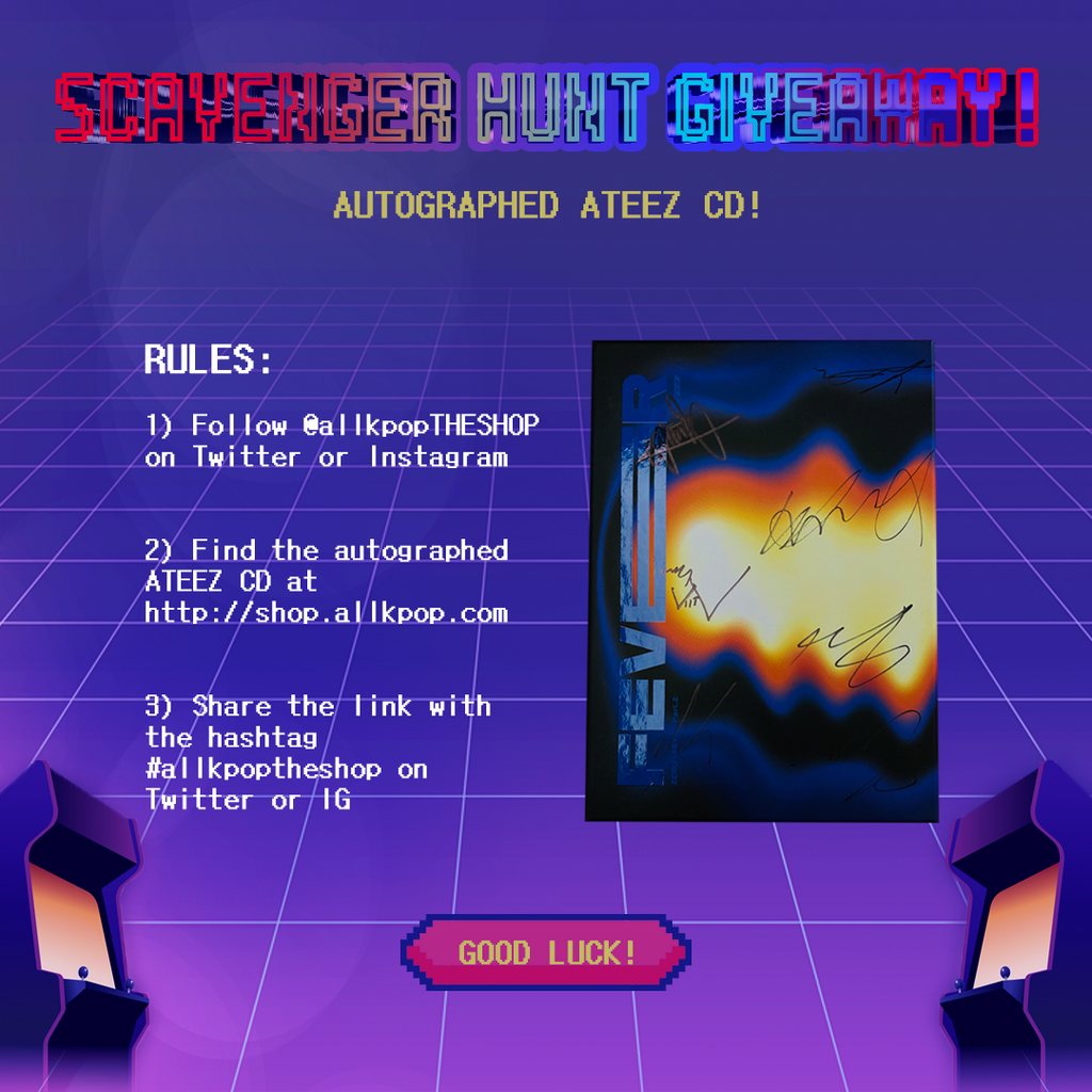 [Scavenger Hunt Giveaway] AUTOGRAPHED ATEEZ CD!