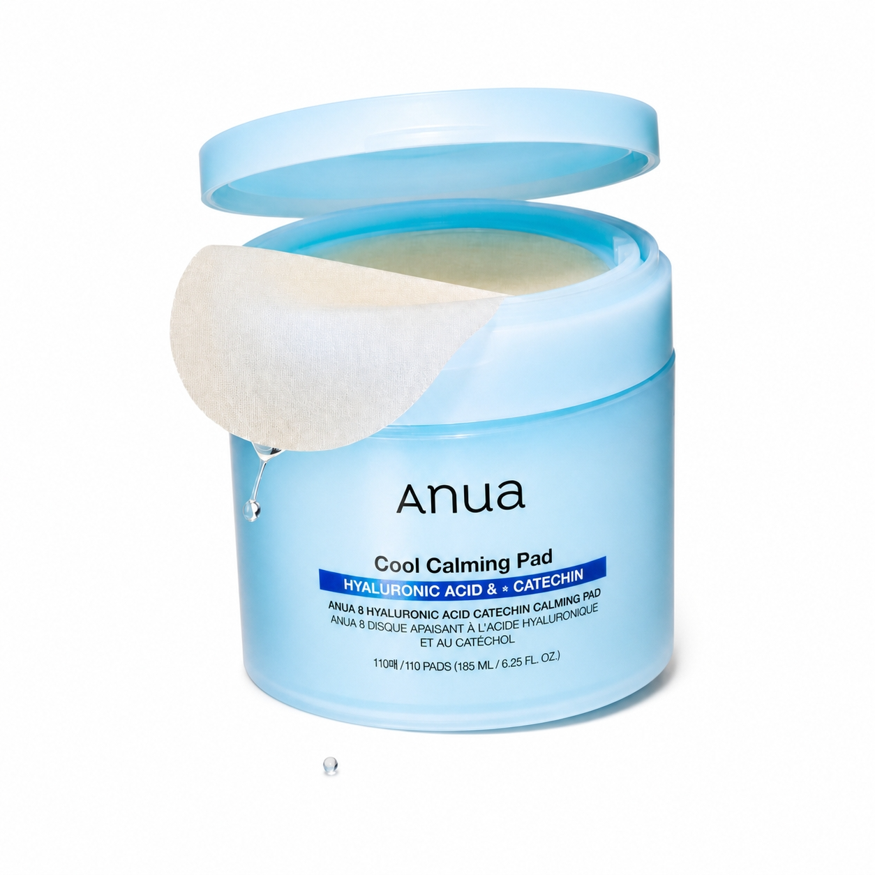 ANUA 8 Hyaluronic Acid Catechin Calming Pad 110 Pads