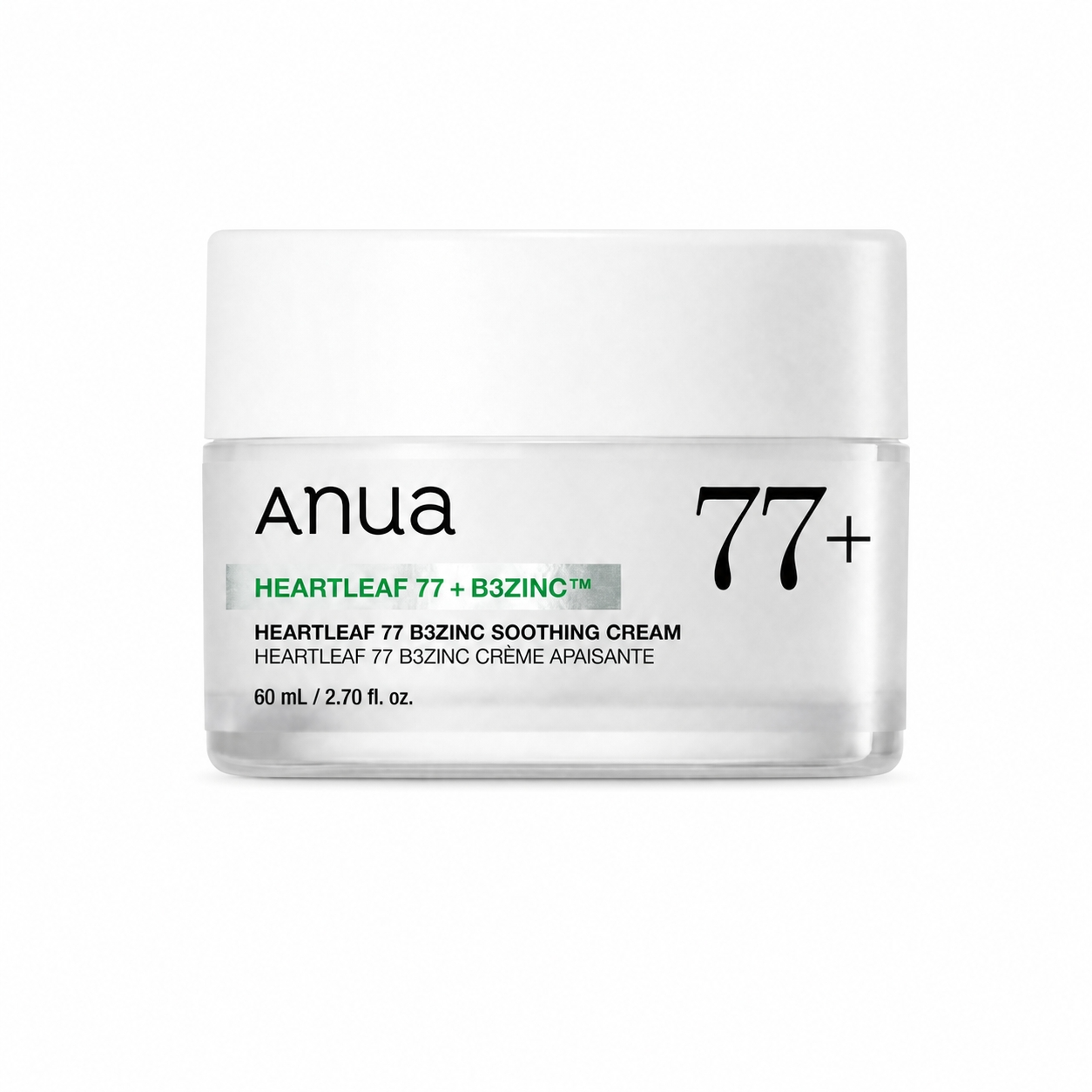 Anua Heartleaf 77 B3Zinc Soothing Cream 80ml
