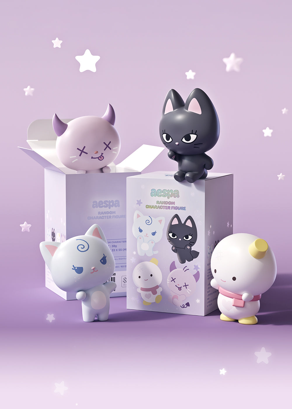 aespa RANDOM CHARACTERS FIGURE