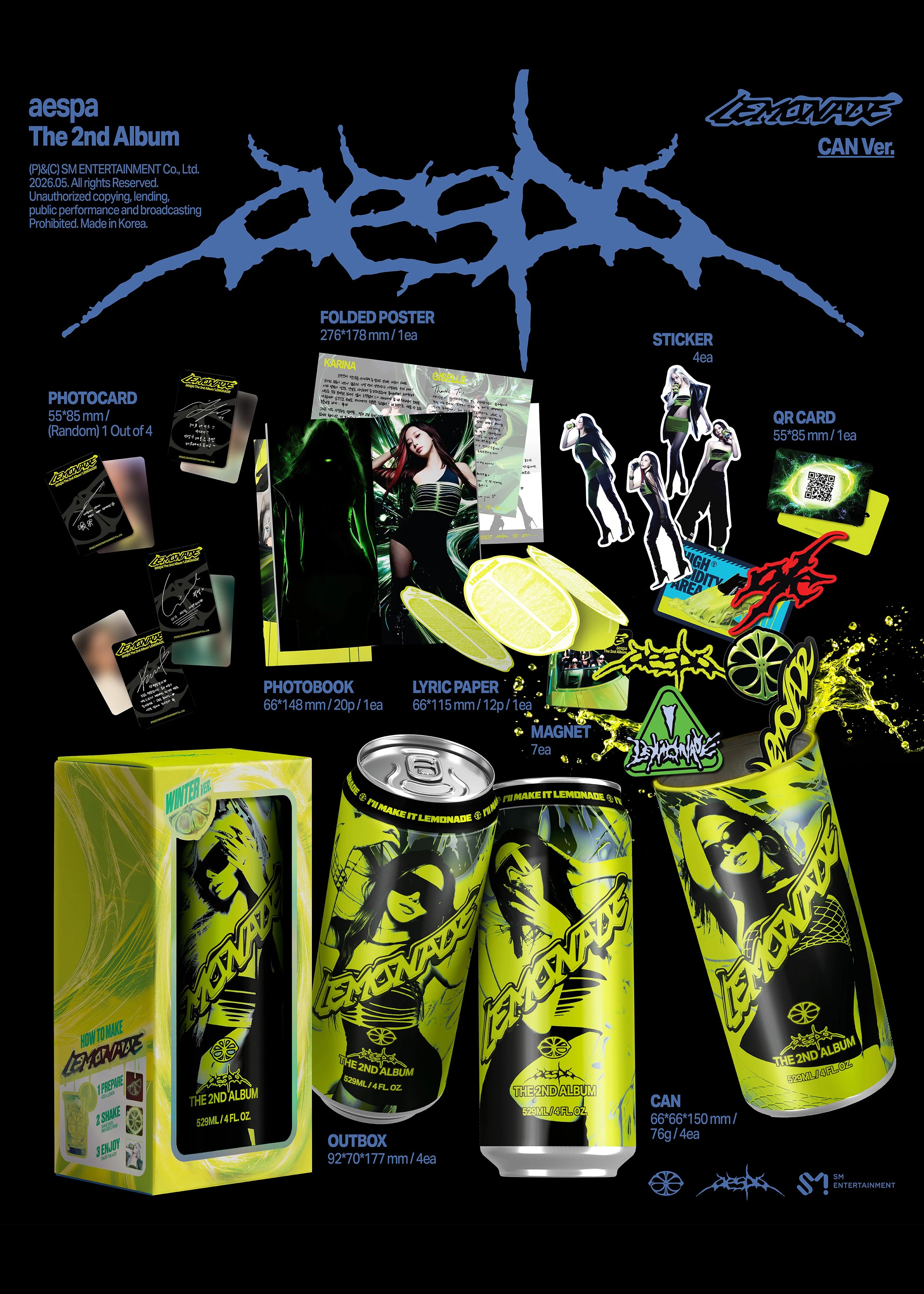 aespa The 2nd Album 'LEMONADE' (CAN Ver.)