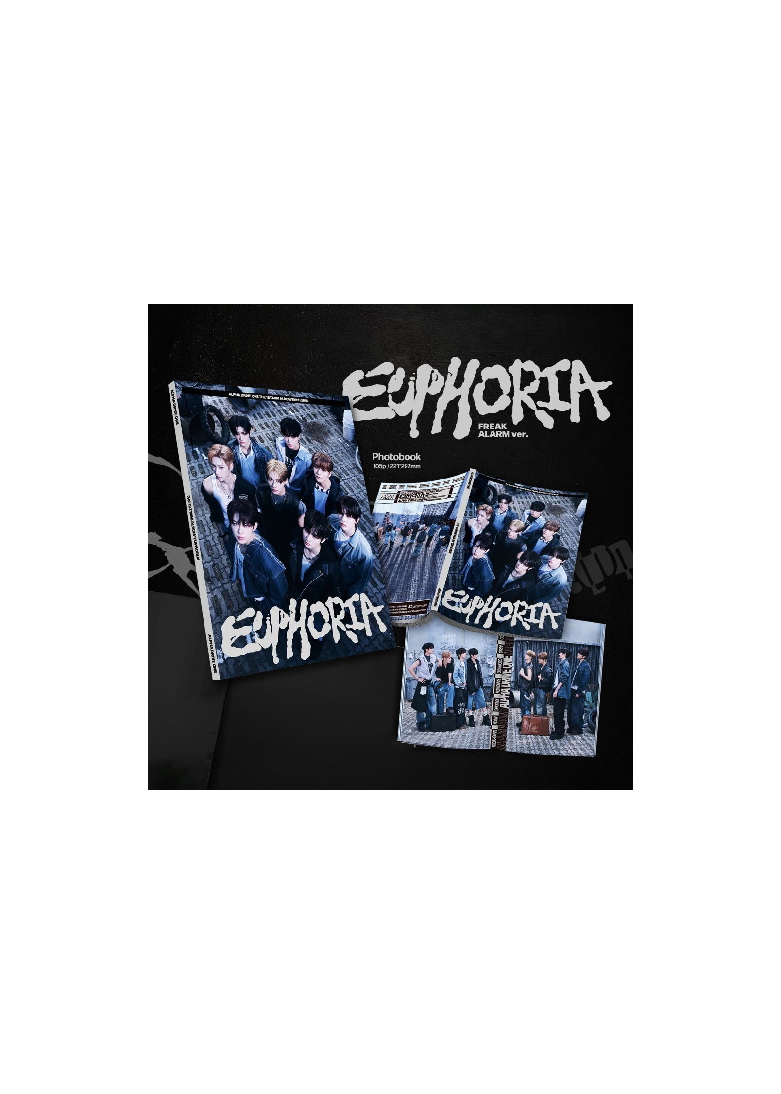 ALPHA DRIVE ONE - 1st Mini Album [EUPHORIA] (FREAK ALARM Ver.)
