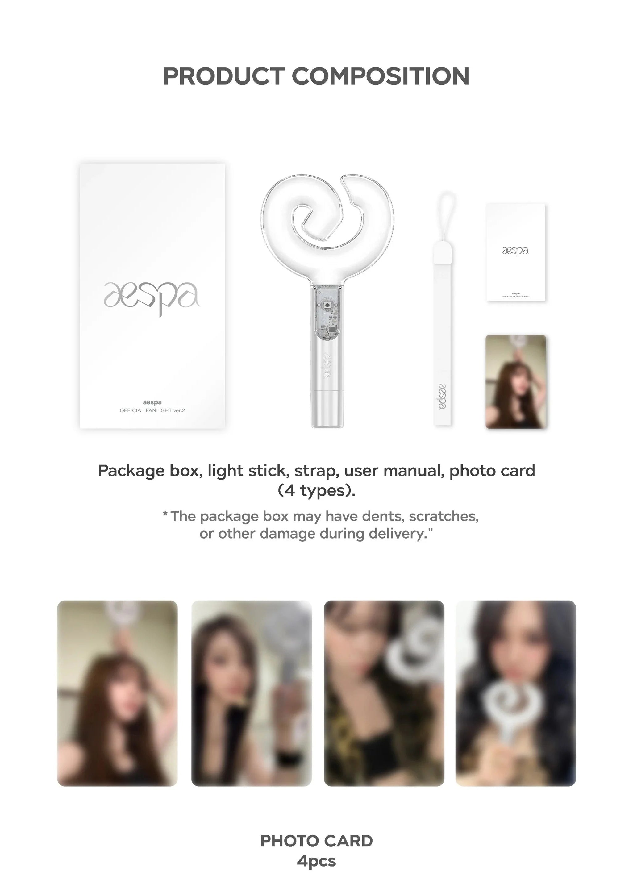 aespa OFFICIAL FANLIGHT STICK VER.2