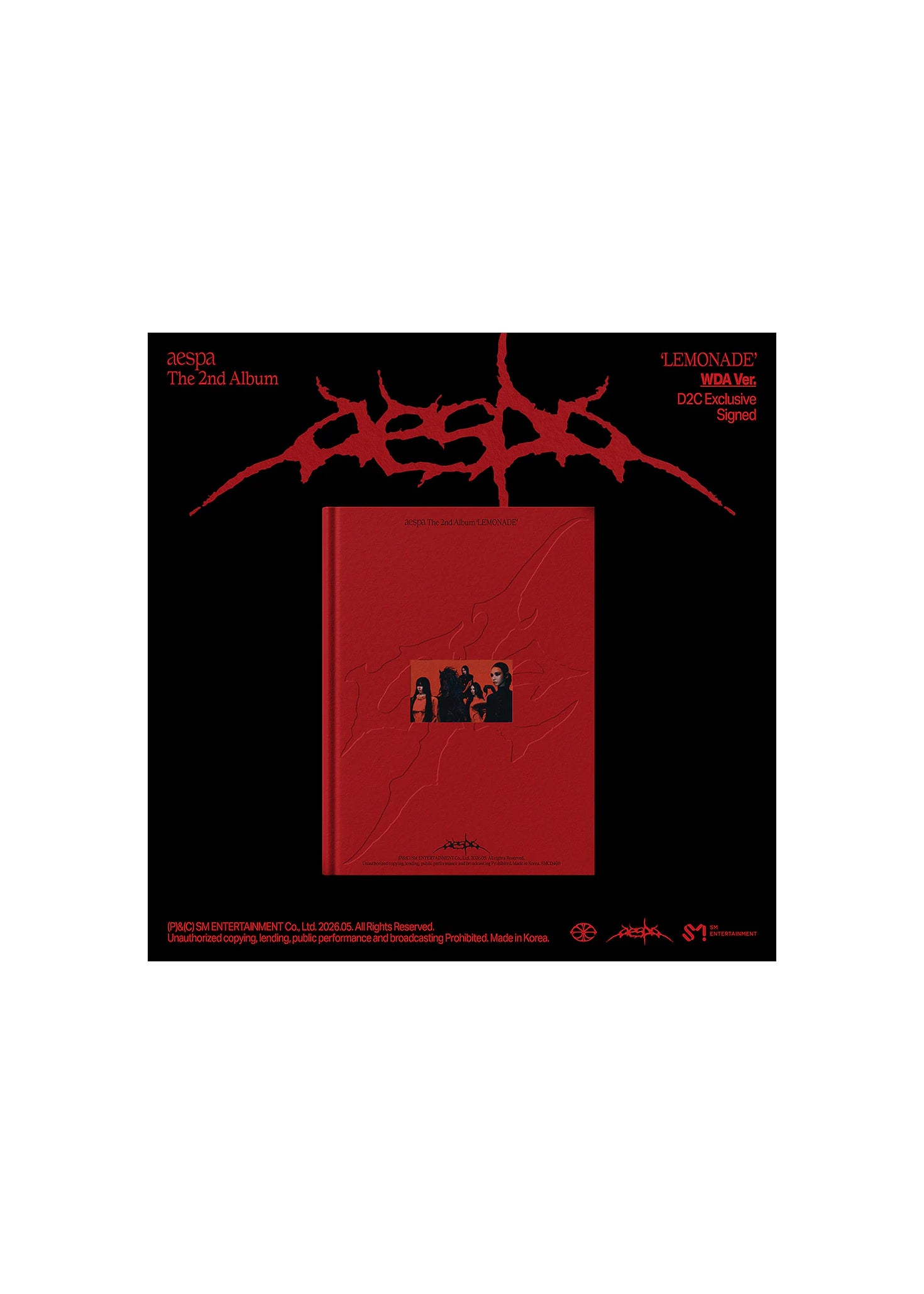 aespa THE 2ND ALBUM [LEMONADE] WDA VER.