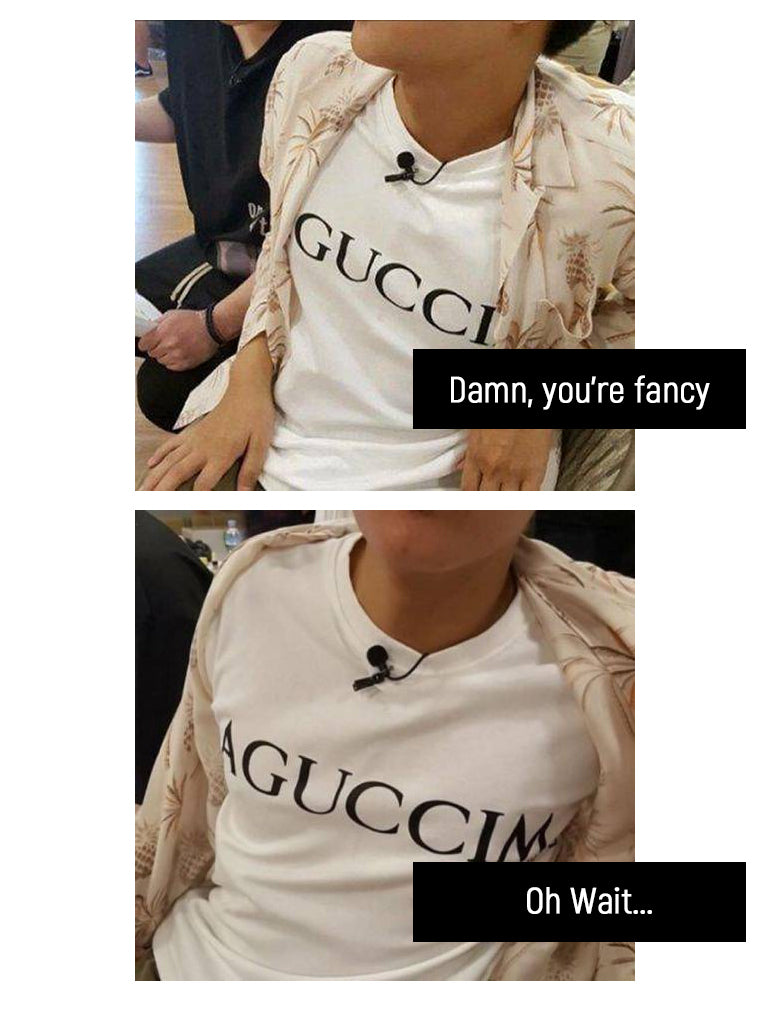 AGUCCIM Tee allkpop THE SHOP