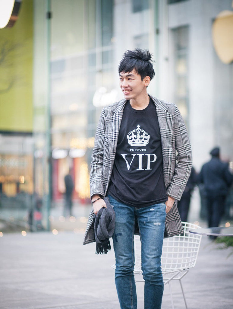 FOREVER VIP Tee Tees AKP Male Black Small