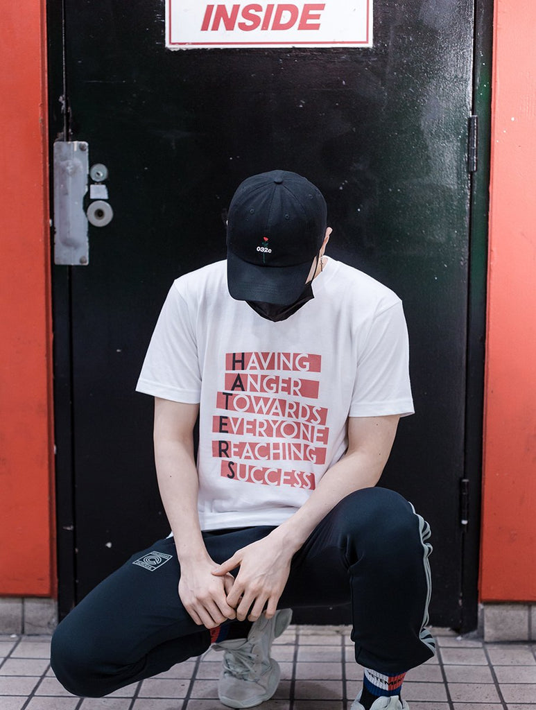 Haters Tee Tees AKP Male White Small