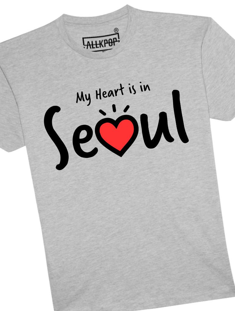 Heart Seoul Tee Tees AKP Male Grey Small