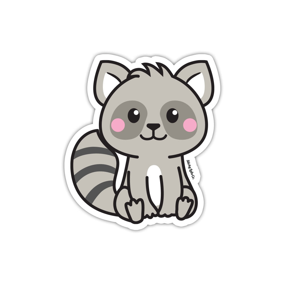 50pcs Cute Little Raccoon Stickers Ipad Phone Suitcase Laptop